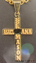 Load image into Gallery viewer, Family Cross Pendant