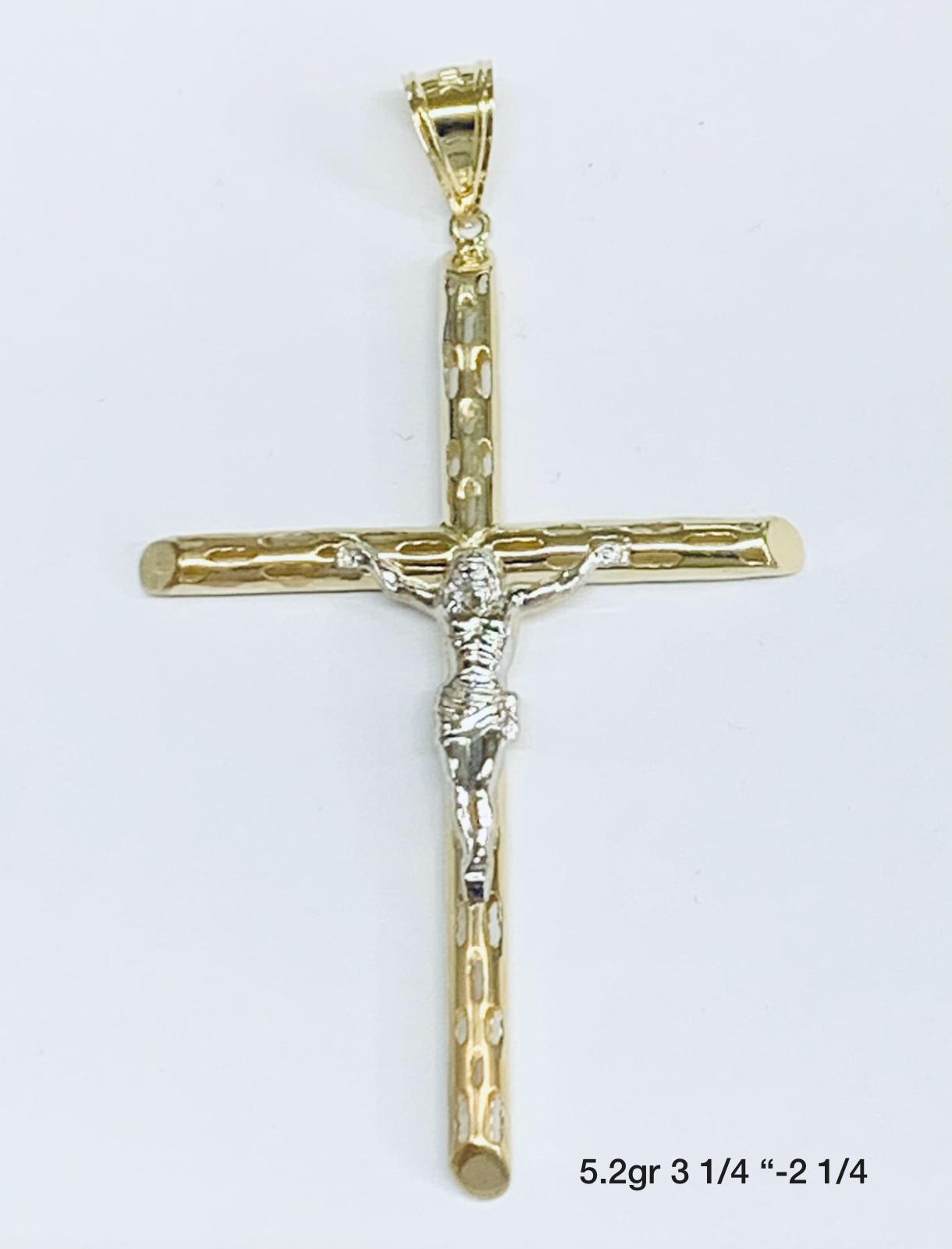 crucifix pendant 10K solid gold