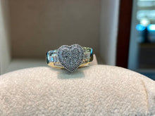 Load image into Gallery viewer, Mini Heart Shaped Diamond Ring