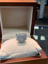Load image into Gallery viewer, Large Heart Shaped Diamond Ring