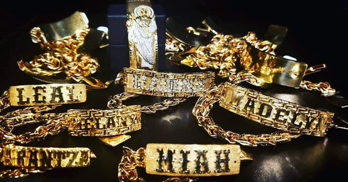 Kids Chino Link Gold Bracelets