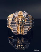 Load image into Gallery viewer, Egyptian Head Ring 10K solid gold