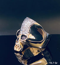 Load image into Gallery viewer, Skull Ring 10K solid gold