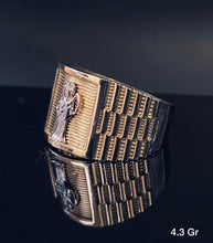 Load image into Gallery viewer, Santa Muerte Ring 10K solid gold