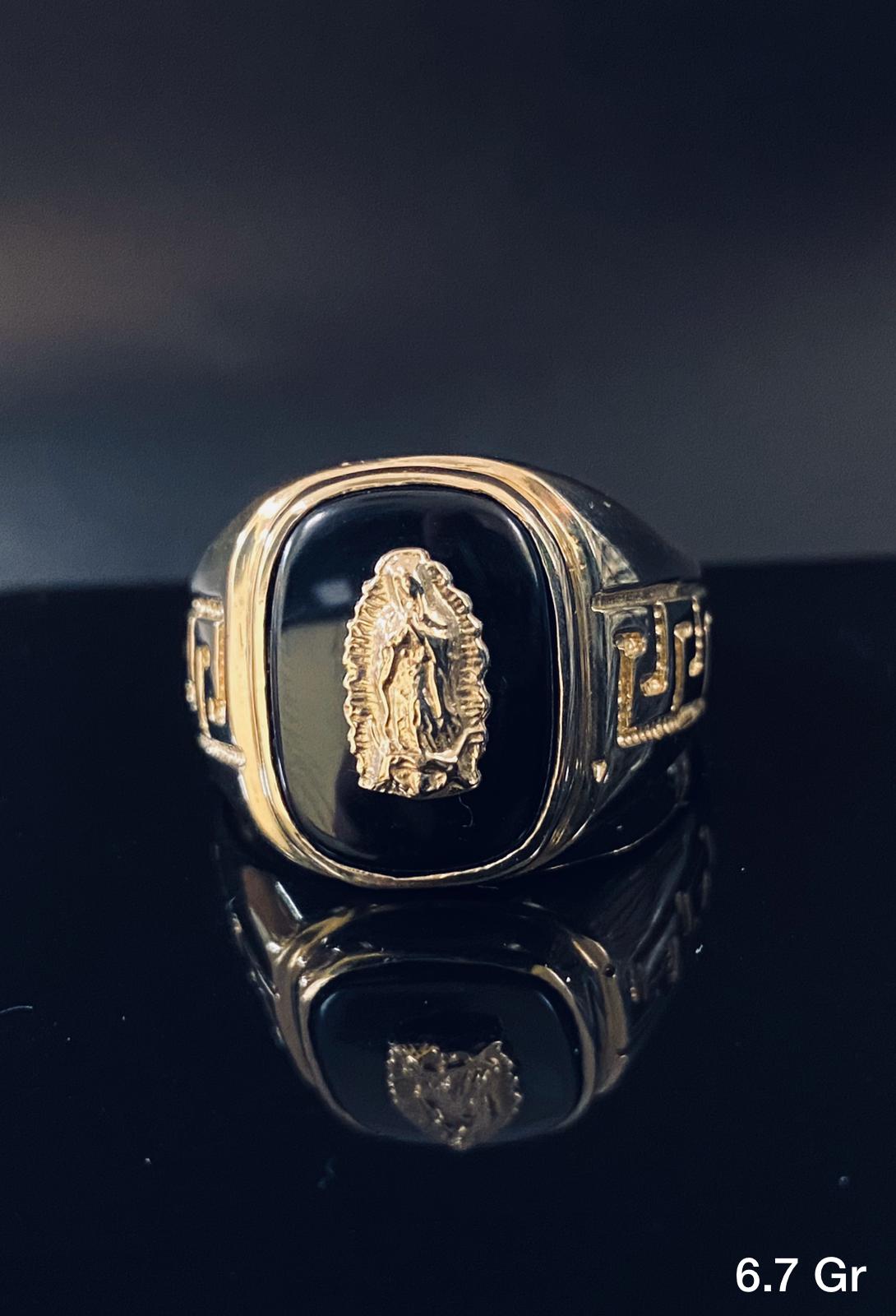 Virgin Mary Ring 10k solid gold