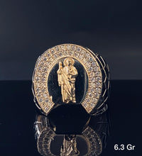 Load image into Gallery viewer, Saint Jude Ring 10k solid gold